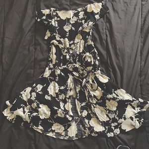 Free People Floral Print Mini Dress